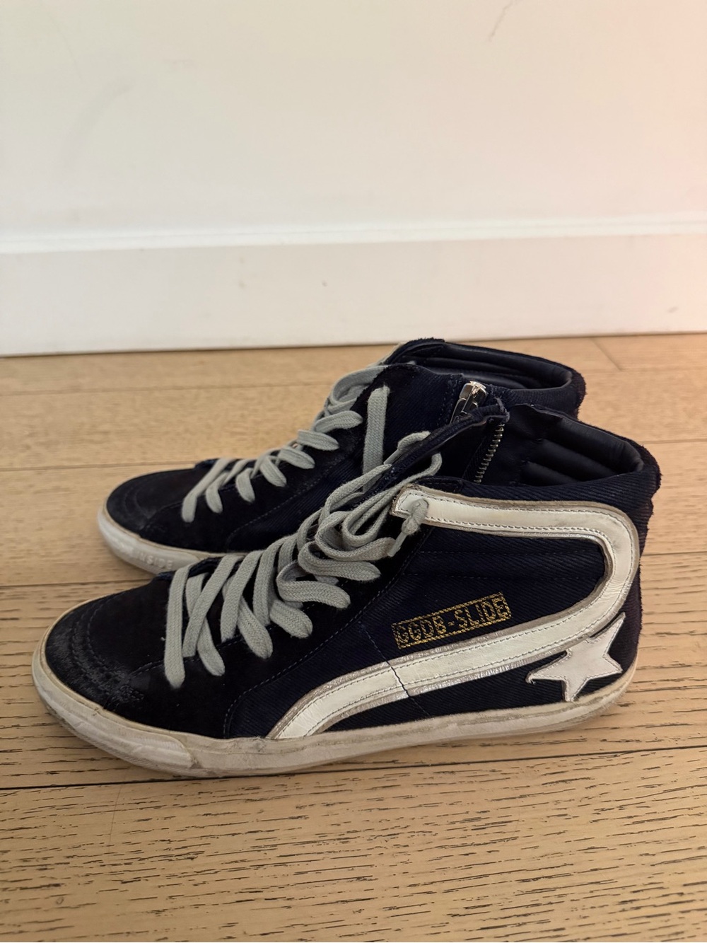 Golden Goose Black Slide Sneakers